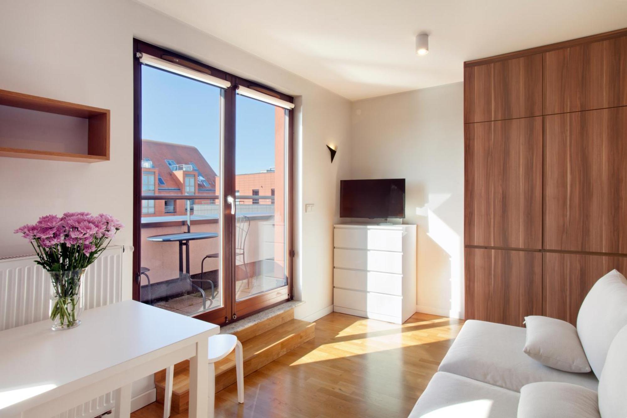 Marine Studio With Balcony And Parking By Tyzenhauz 格但斯克 外观 照片
